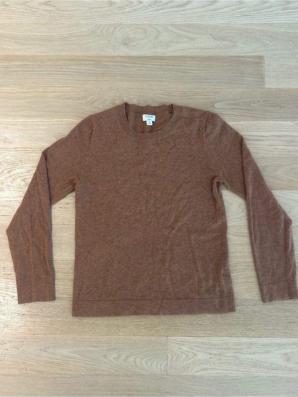 J. Crew Men’s Crewneck Sweater in Rust